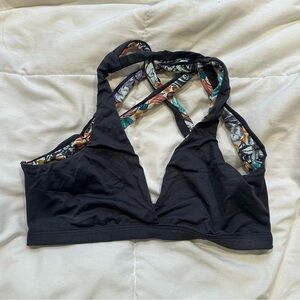 Maaji Black and Multicolor Bikini Top & Bottom